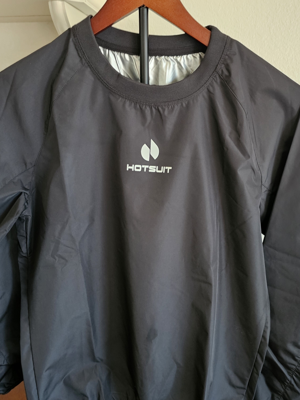 HOTSUIT Women's Black 2-Piece Sauna Sweat Suit, Size Small